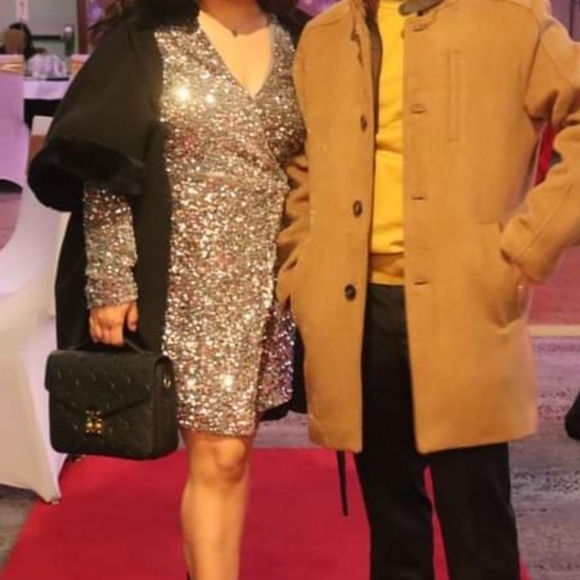 H&M Sequened Midi Dress - Picture 2 of 4